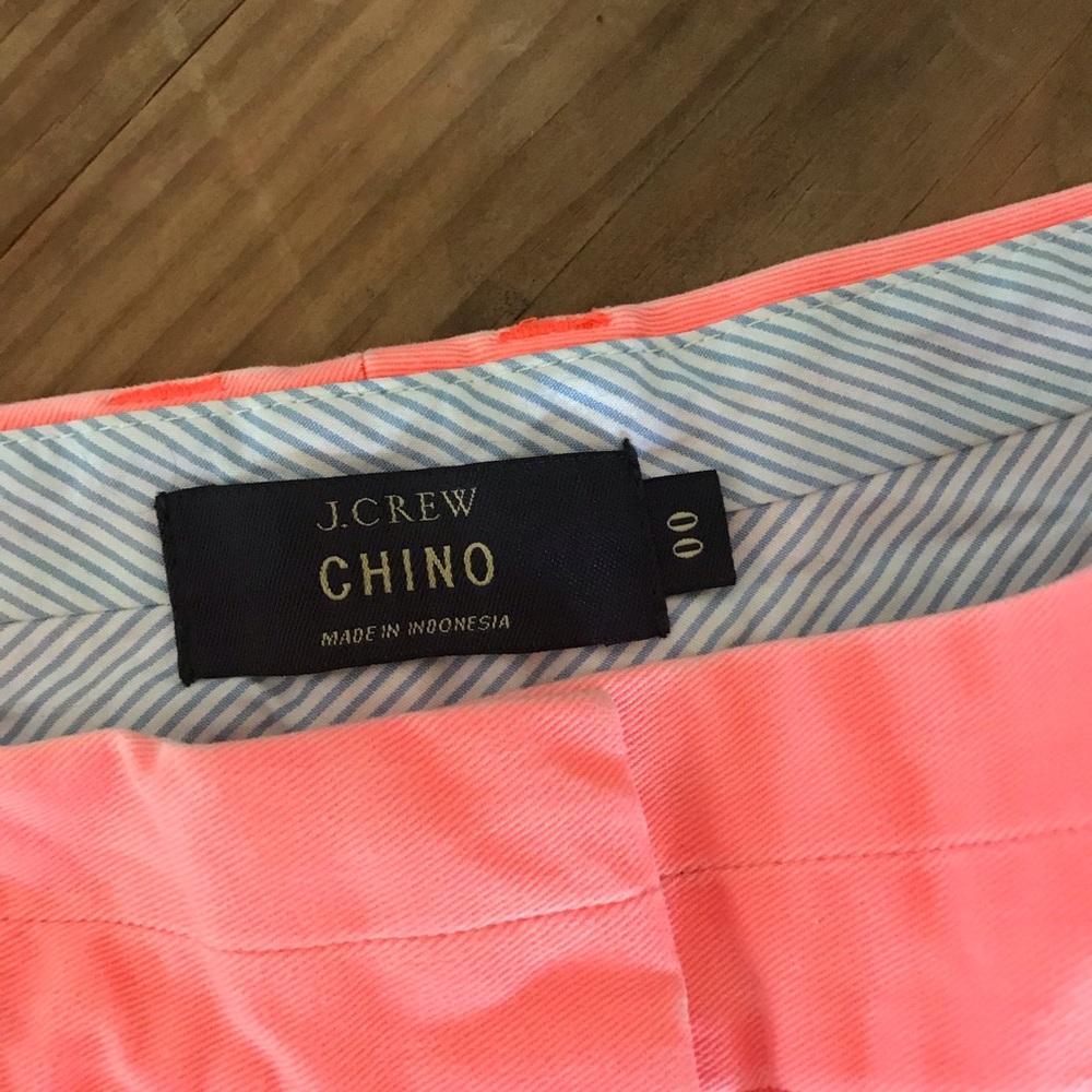 Pink Khaki Shorts